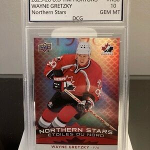 2025-26 Upper Deck Northern Stars Wayne Gretzky Hockey Card - Red